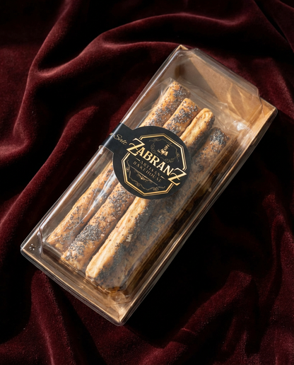 Poppy Seeds & Sea Salt Cheddar Cheese Straws