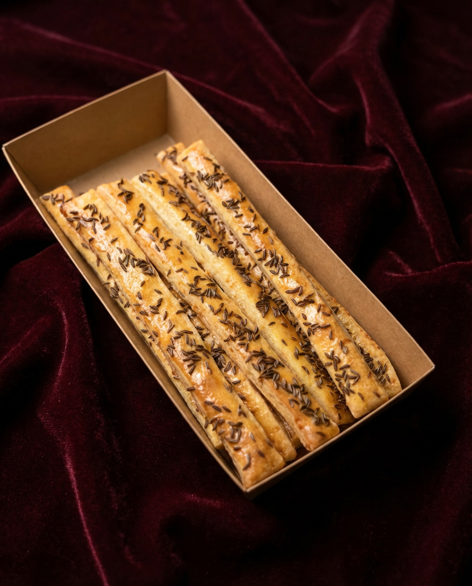 Carraway Edge Cheddar Cheese Straws