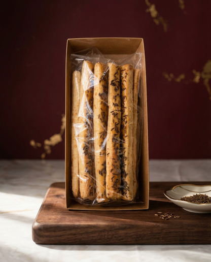 Carraway Edge Cheddar Cheese Straws